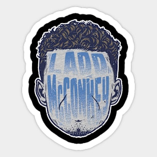 Ladd McConkey Los Angeles C Player Silhouette Sticker